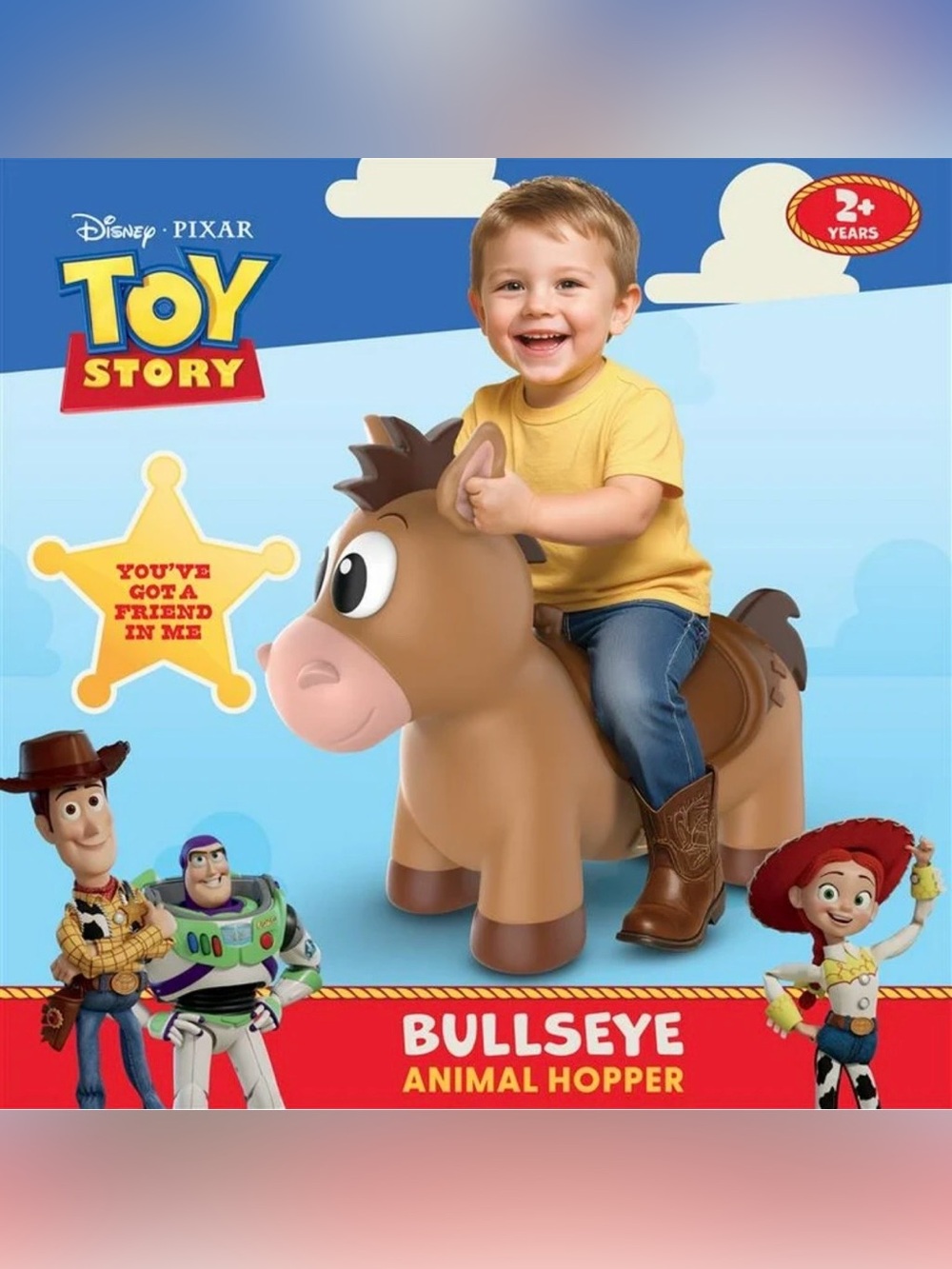 NEW IN BOX Toy Story Inflatable Bullseye Horse Animal Hopper Toy - Picture 1 of 4